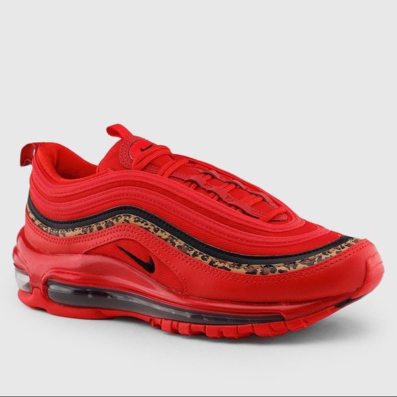 red and leopard air max 97